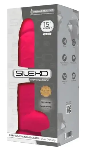 Silexd Dildo Rosa 15″